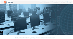 Desktop Screenshot of ceedo.com